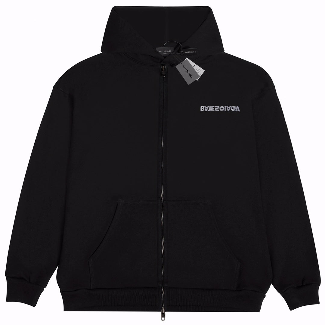 Sudadera Balenciaga Script Logo Oversized Popover - Dechaquetas 