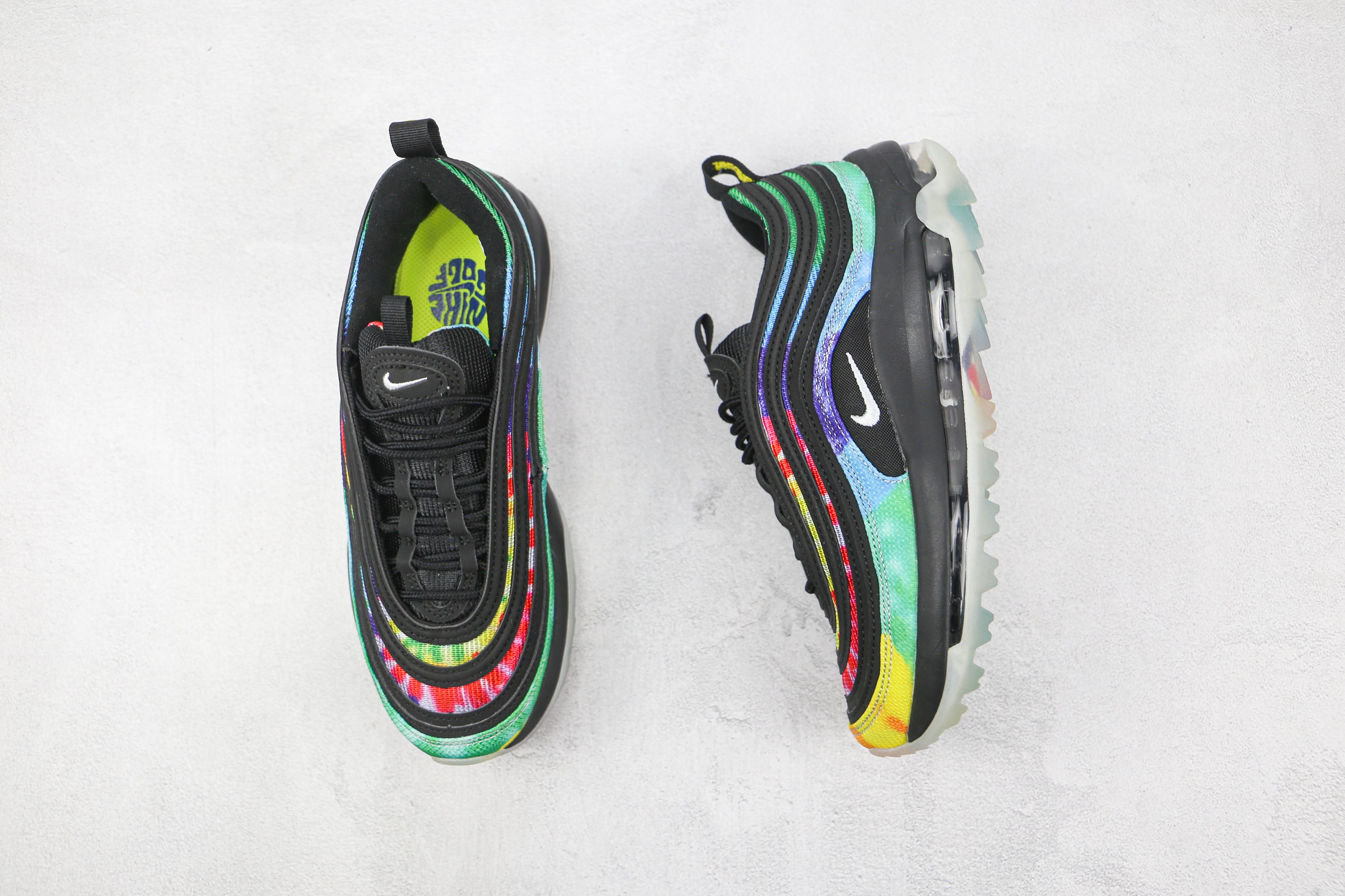 Nike Air Max97 Bullet Black Tie-Dye - Dechaquetas 