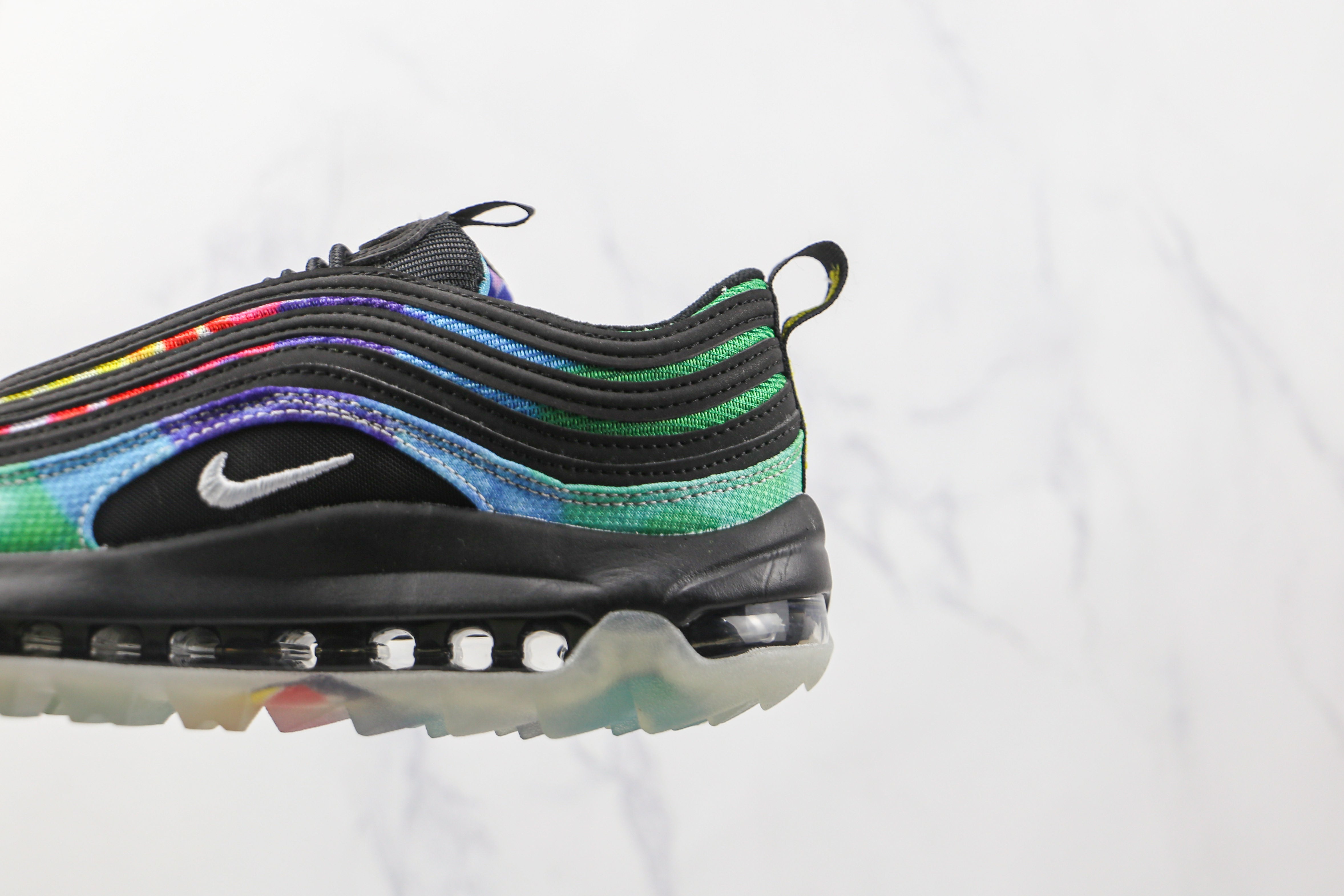 Nike Air Max97 Bullet Black Tie-Dye - Dechaquetas 