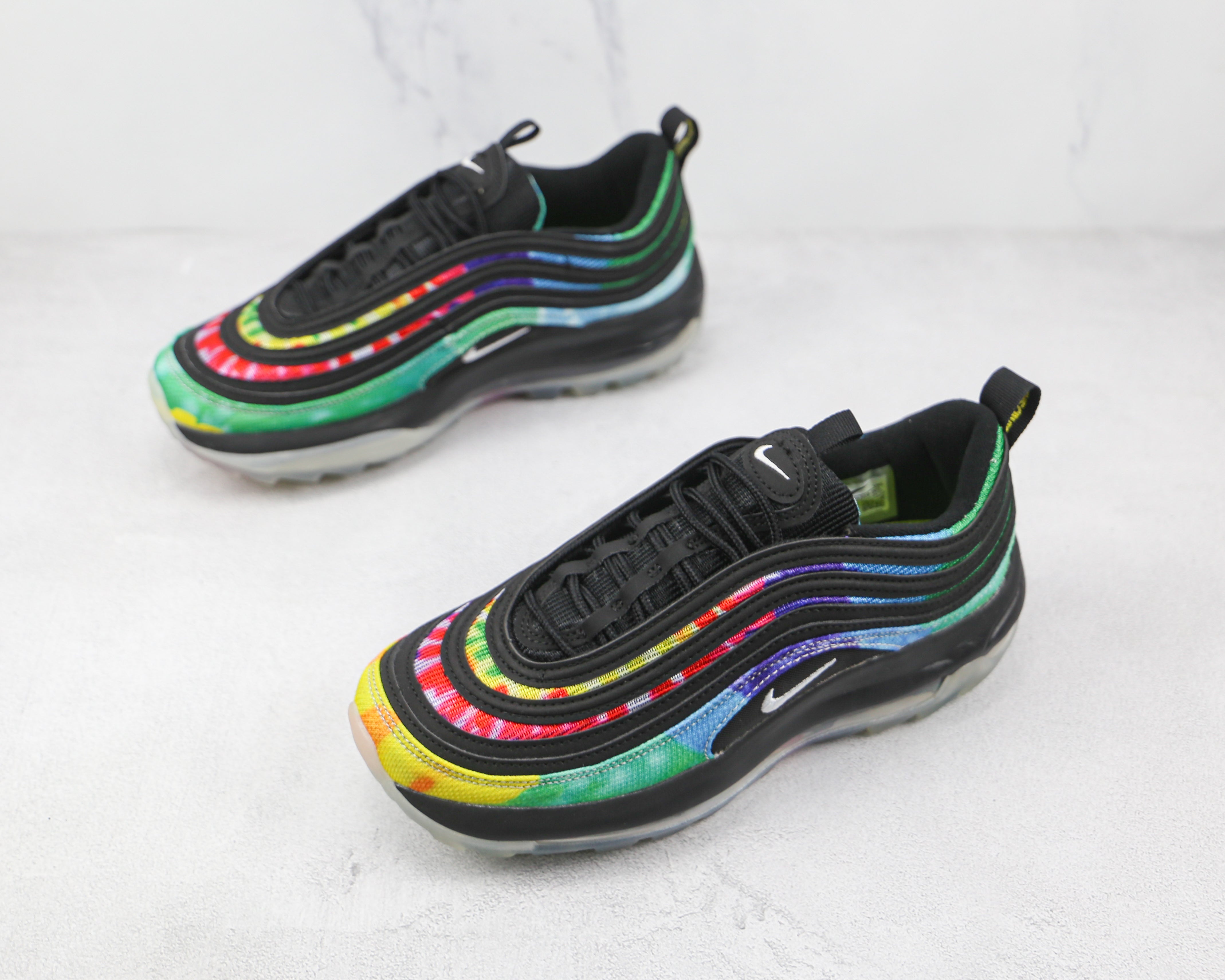 Nike Air Max97 Bullet Black Tie-Dye - Dechaquetas 